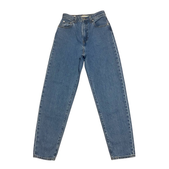 Levi's Premium High Loose Taper Blue Jeans 24 - Picture 12 of 13